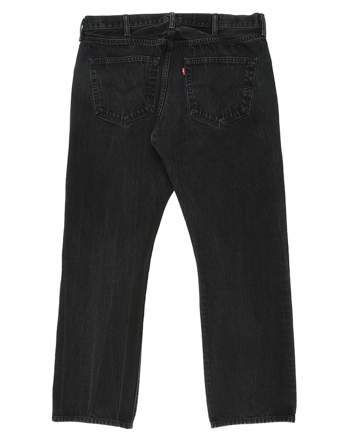 Levis Denim Blue Washed Faded Denim Jeans - W36 L29
