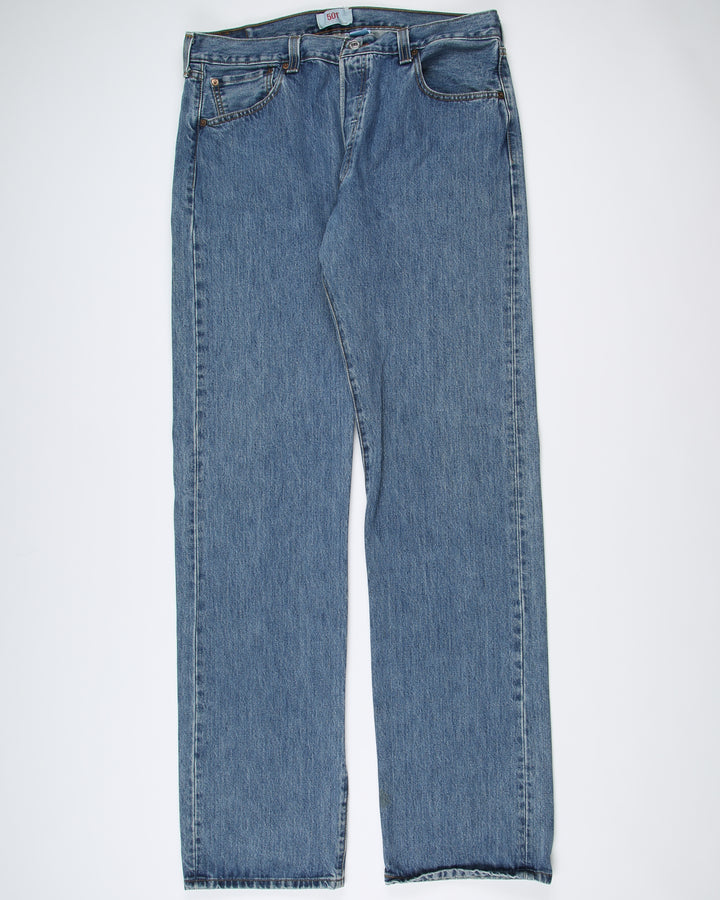 Levis 501 Jeans Mid Blue - W35  L37