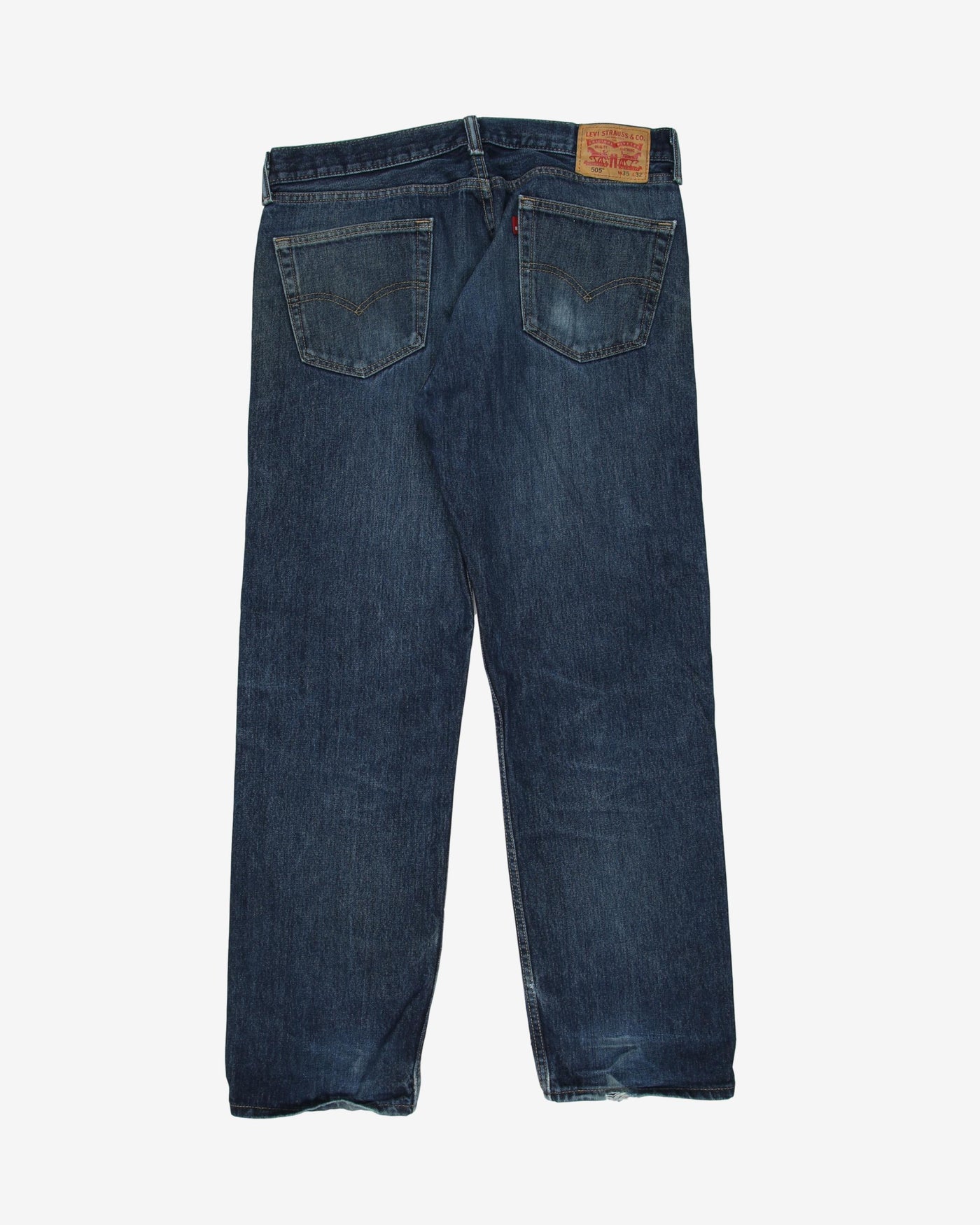 Levis 505 dark wash blue jeans - w32l29
