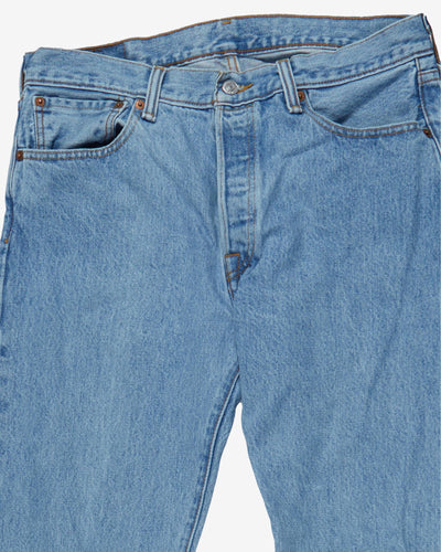 Levi's 501 Light Blue Denim Jeans - W34 L31