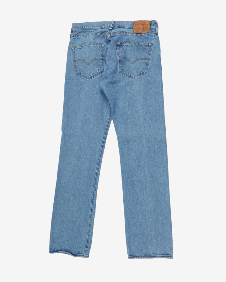 Levi's 501 Light Blue Denim Jeans - W34 L31