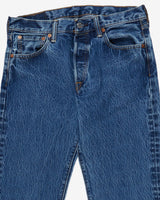Levi's 501 Dark Blue Patterned Denim Jeans - W30 L32