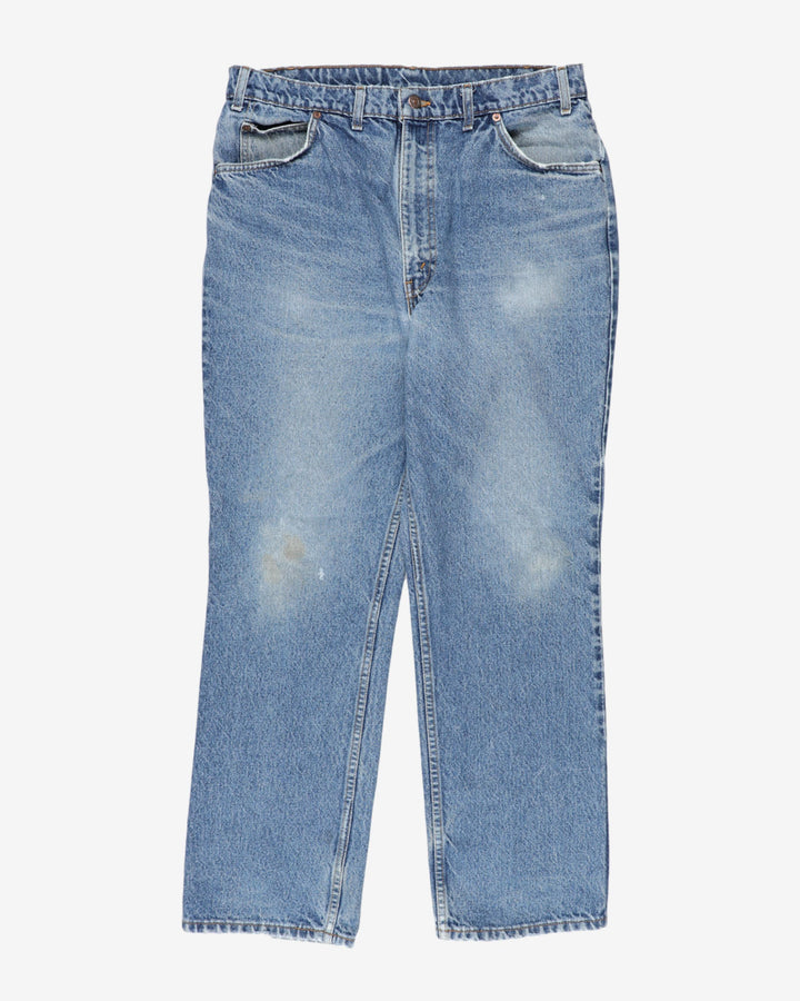 Levi's Vintage 80s Blue Denim Stonewash Jeans - W34 L27
