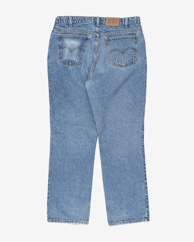 Levi's Vintage 80s Blue Denim Stonewash Jeans - W34 L27