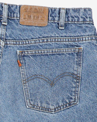 Levi's Vintage 80s Blue Denim Stonewash Jeans - W34 L27