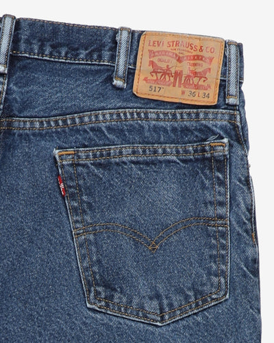 Levi's Dark Blue Denim 517 Jeans - W36 L34