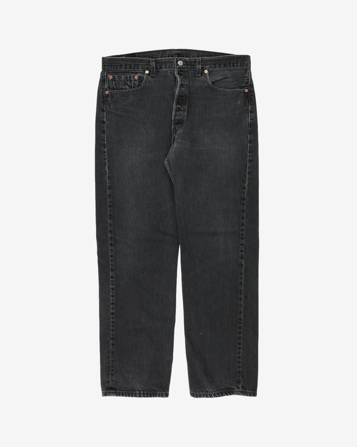 Vintage Levi's Jeans 501Dark Charcoal Denim - W38 L30
