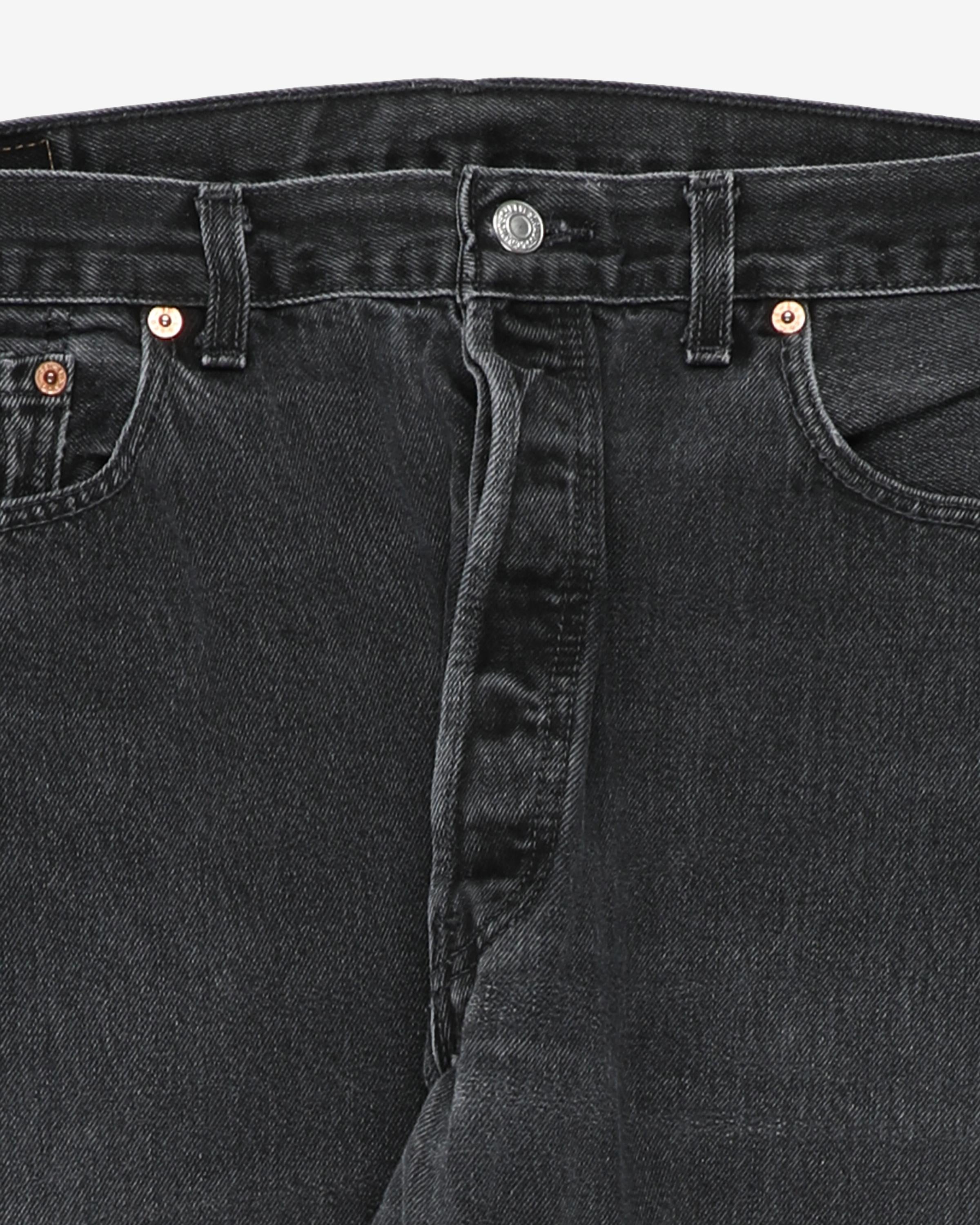 Vintage Levi's Jeans 501Dark Charcoal Denim - W38 L30