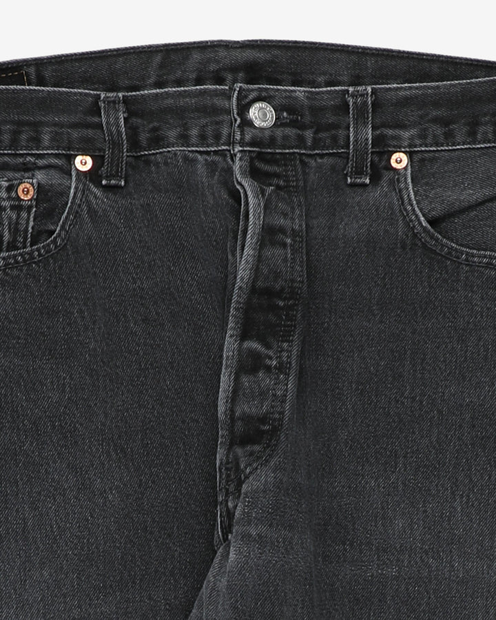 Vintage Levi's Jeans 501Dark Charcoal Denim - W38 L30