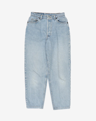 Vintage Blue Stonewash 501 Distressed Levi's Jeans - W28 L25