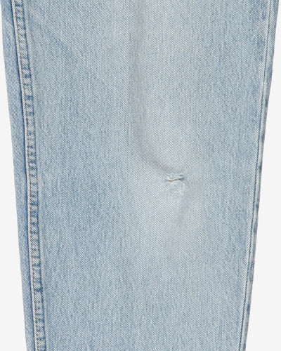 Vintage Blue Stonewash 501 Distressed Levi's Jeans - W28 L25