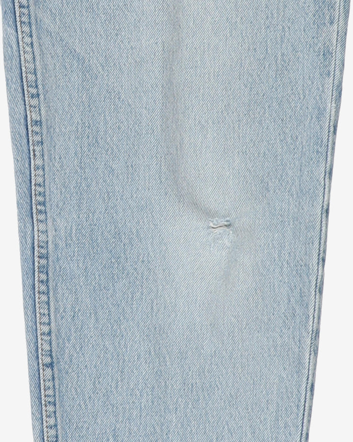 Vintage Blue Stonewash 501 Distressed Levi's Jeans - W28 L25