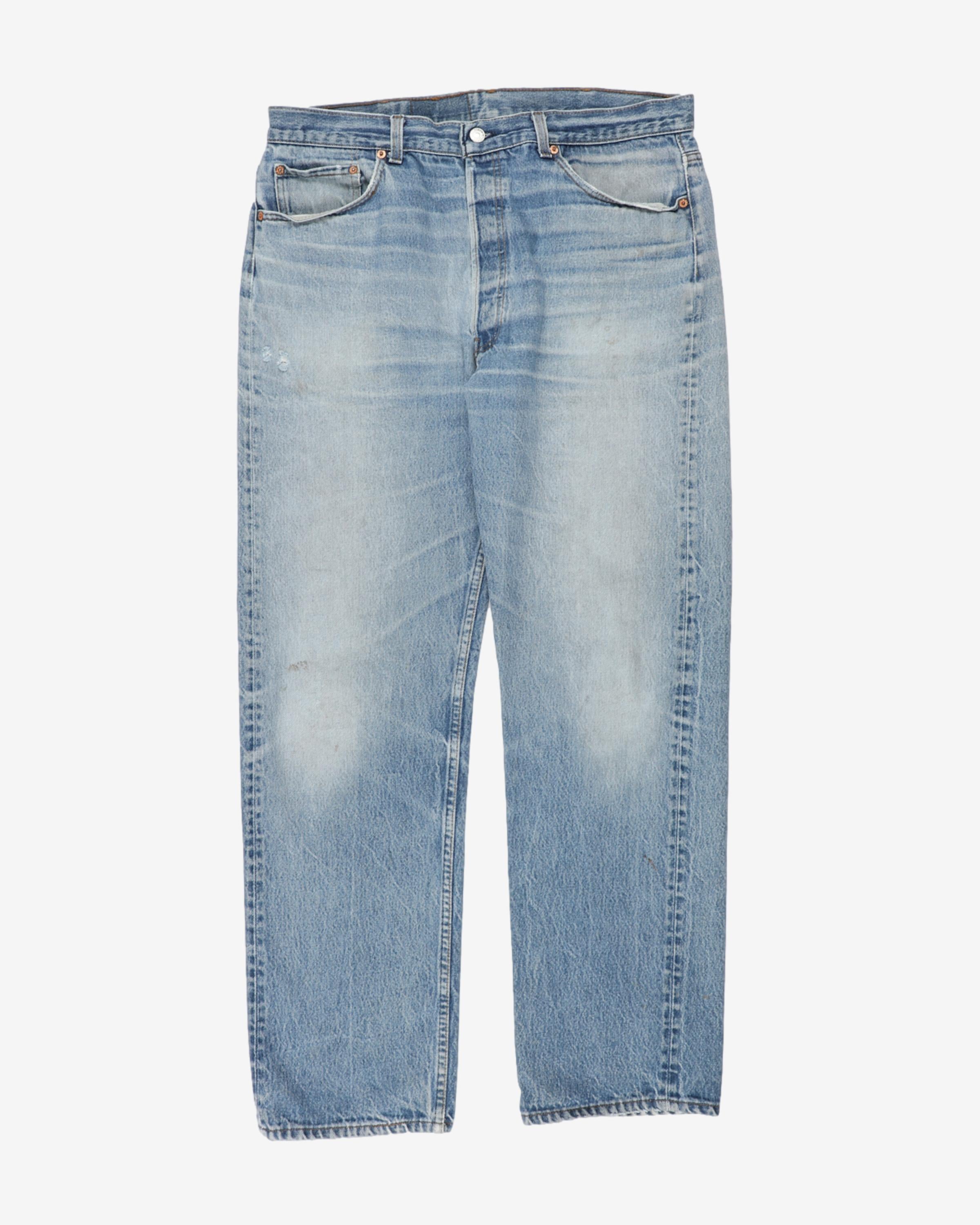 Vintage Stonewash Blue 501 Levi's Denim Jeans - W38 L32