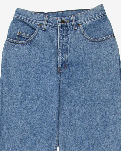 Lee mid wash blue tapered leg jeans - w26l32
