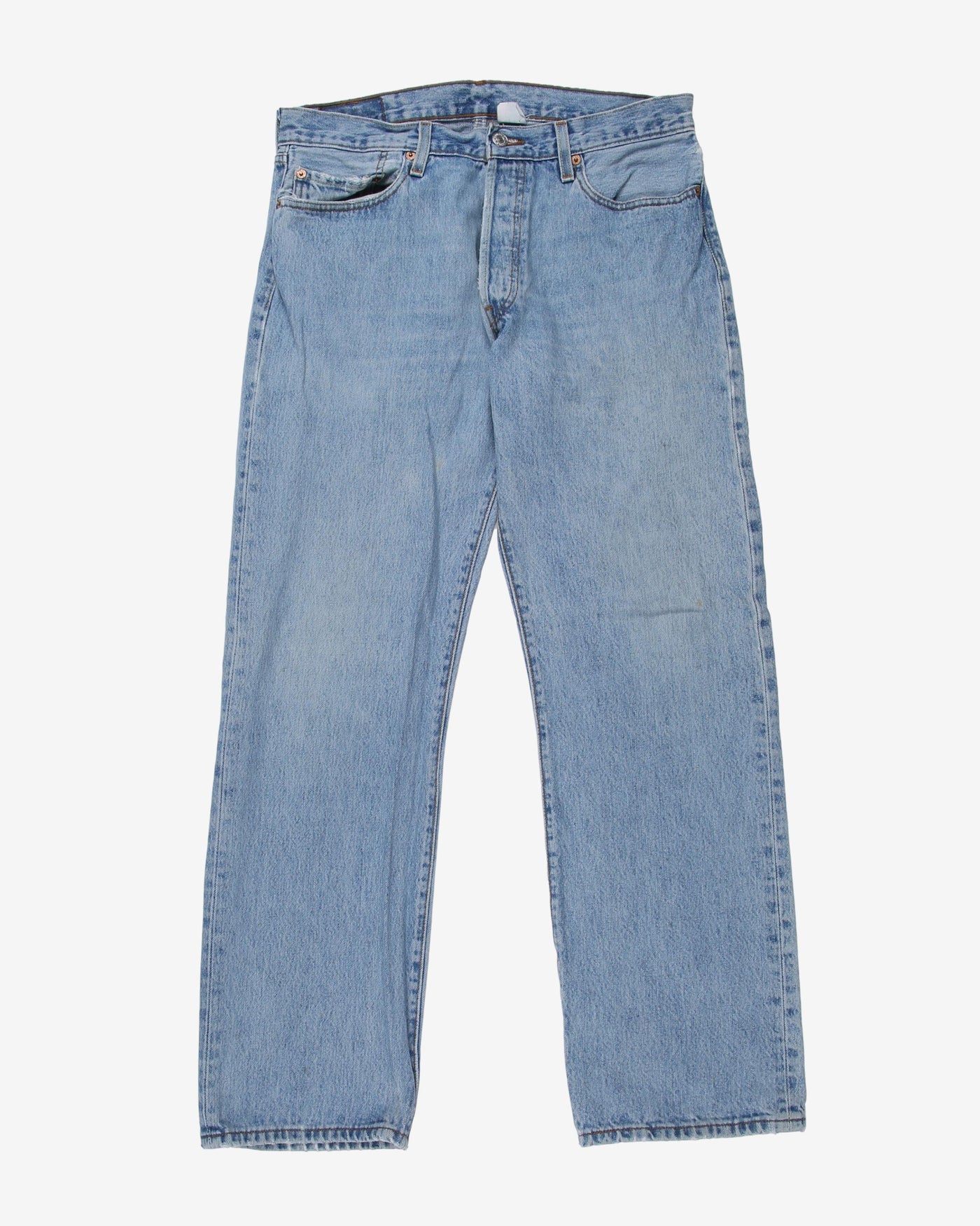 Vintage Levi's 501 Denim Light Blue Jeans - W33 L28