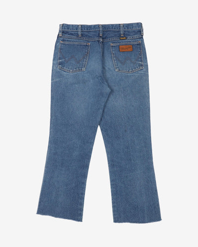 Vintage 90s Wrangler Washed Blue Denim Jeans - W32 L26