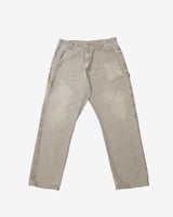Vintage Rustler Faded Grey Workwear Denim Jeans - W36 L32