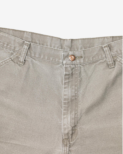 Vintage Rustler Faded Grey Workwear Denim Jeans - W36 L32