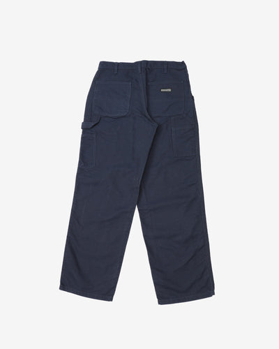 Vintage Dakota Navy Workwear Denim Jeans - W33 L30