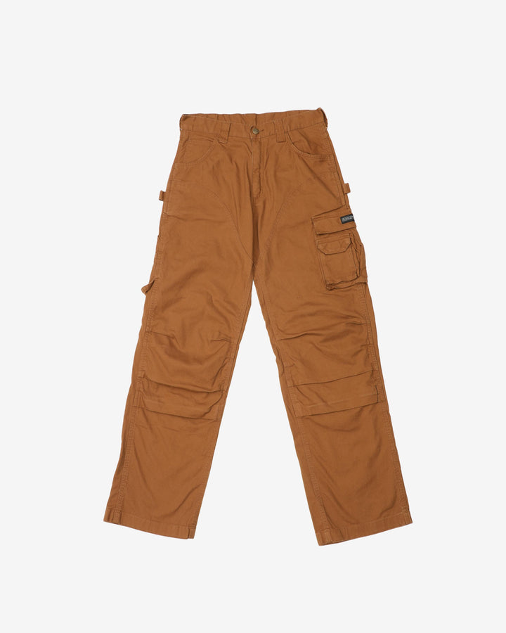 Brown Dakota Double Knee Workwear Pant / Jeans - W32 L32