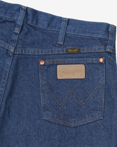 Vintage Dark Blue Wrangler 13MWZPW Trousers / Jeans - W36 L36
