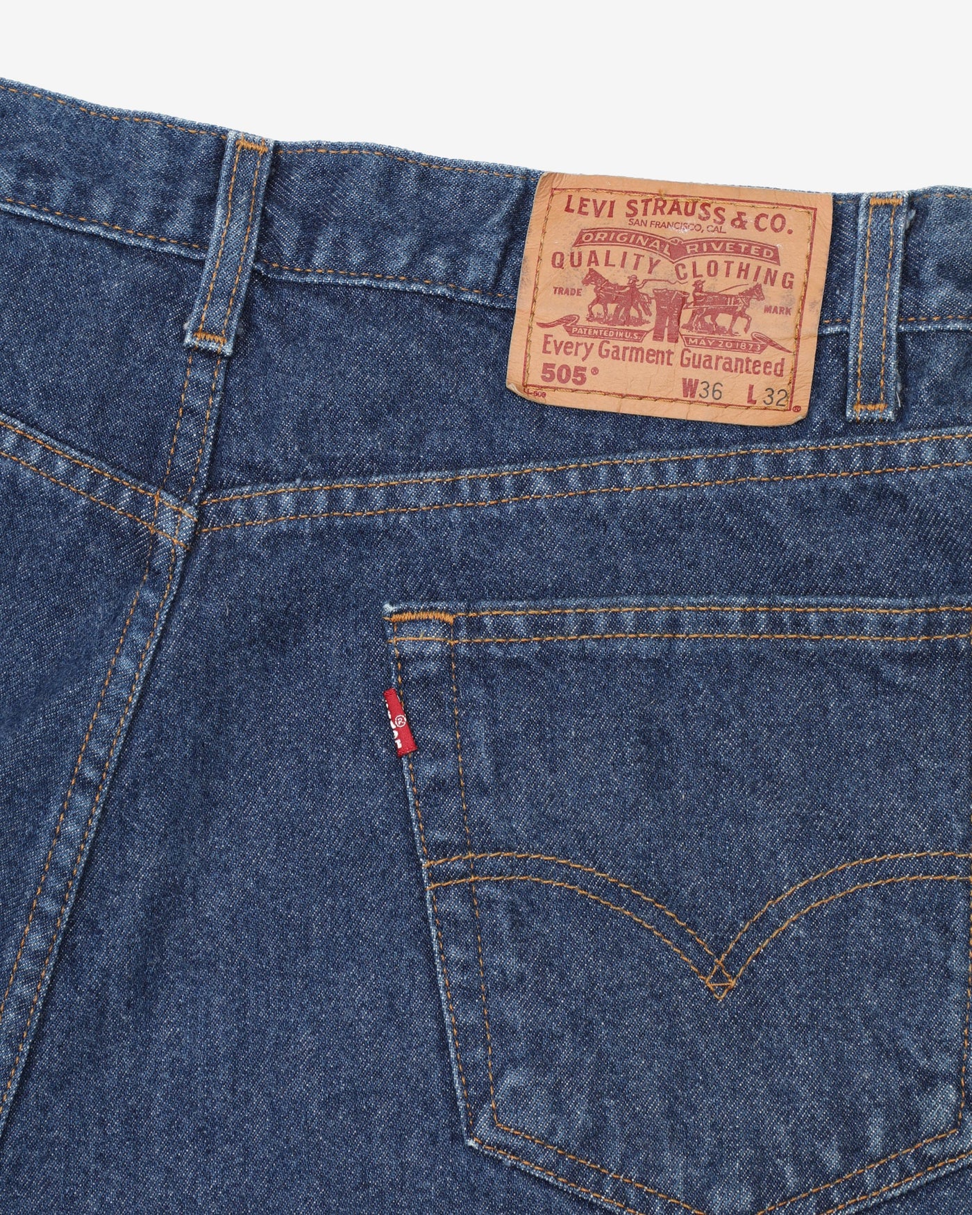 Vintage 80s Levi's Dark Blue Denim Jeans - W36 L32