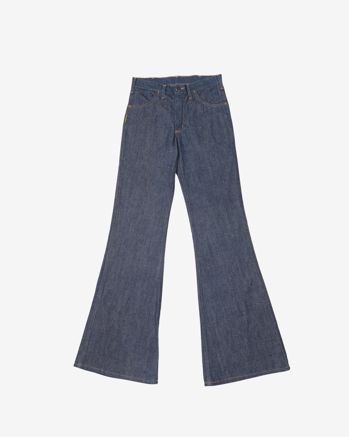 Vintage 70s Faded Blue Flared Jeans - W29 L34
