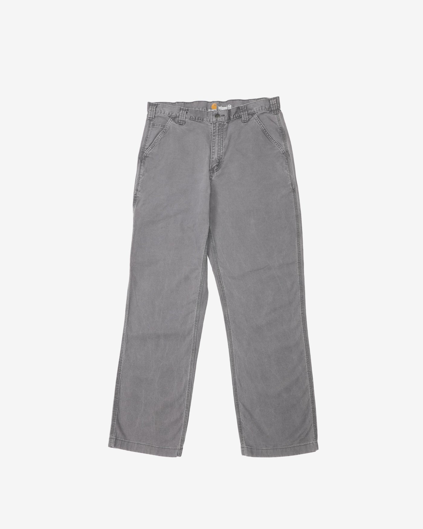 Carhartt Relaxed Fit Grey / Ash Workwear Utility Jeans - W34 L30