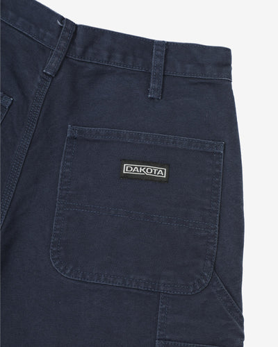 Dakota Relaxed Fit Baggy Navy Workwear Utility Jeans - W28 L28