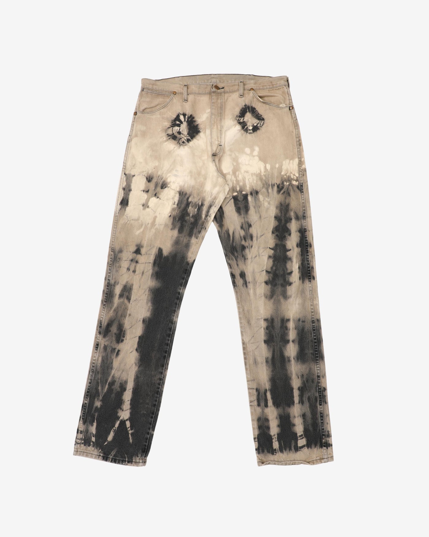 Vintage Wrangler Neutral Tones Bleached Denim Jeans - W38 L36