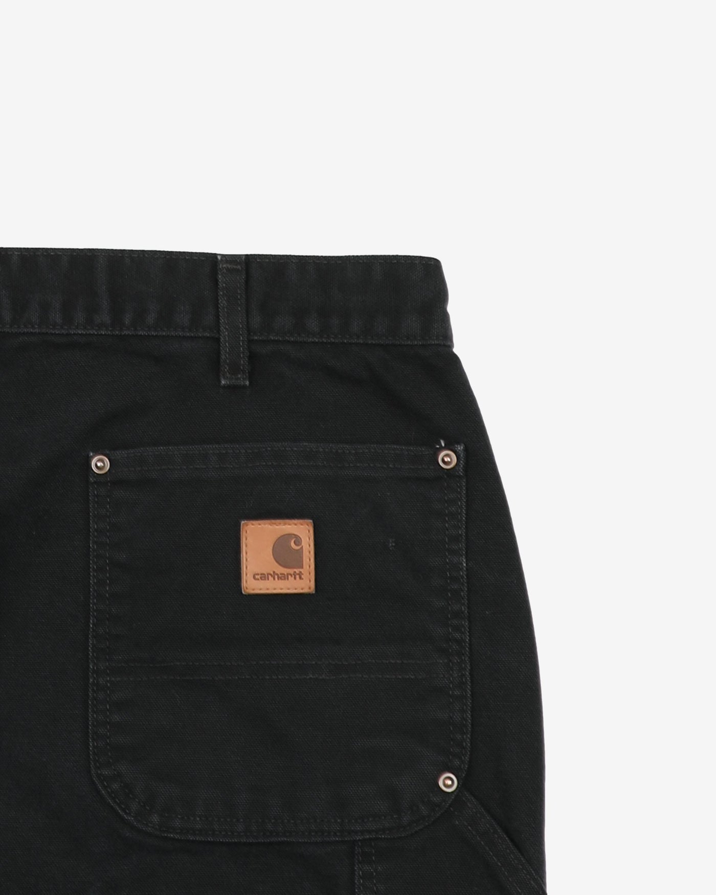 Carhartt Black Double Knee Workwear Jeans - W36 L29
