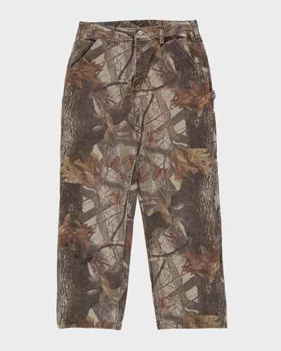 Carhartt All Over Print Woodland Workwear Jeans - W33 L29