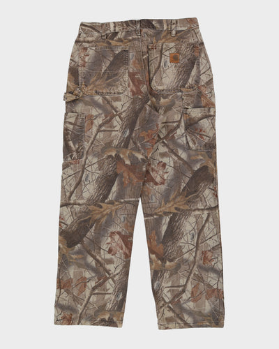 Carhartt All Over Print Woodland Workwear Jeans - W33 L29