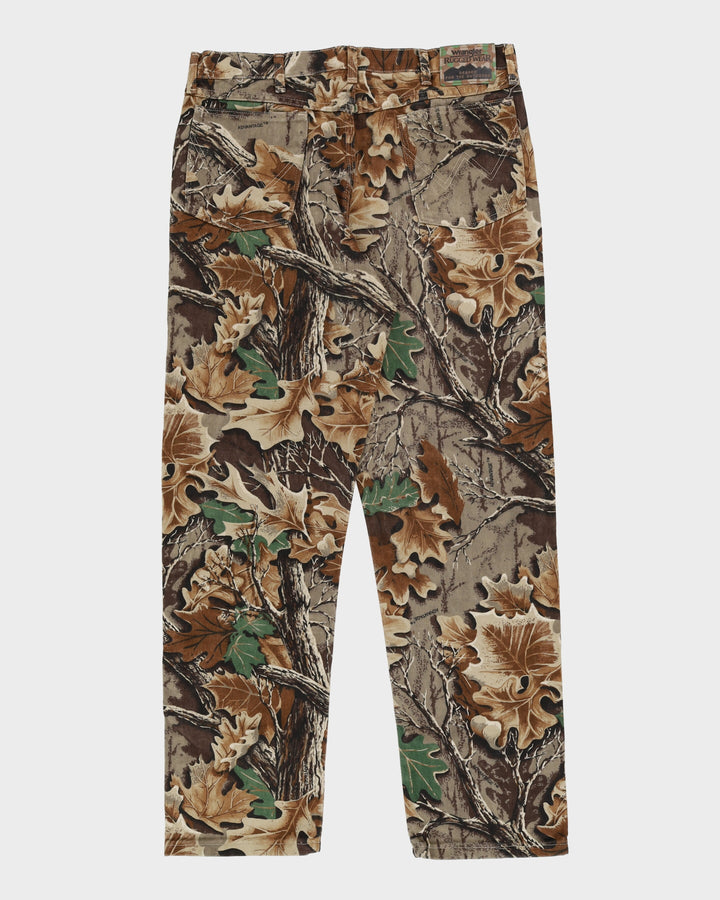 Wrangler All Over Print Woodland Camo Jeans - W36 L32