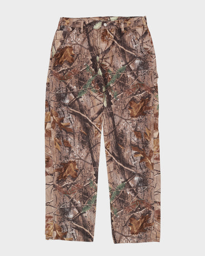 Carhartt All Over Print Woodland Camo Jeans - W34 L31