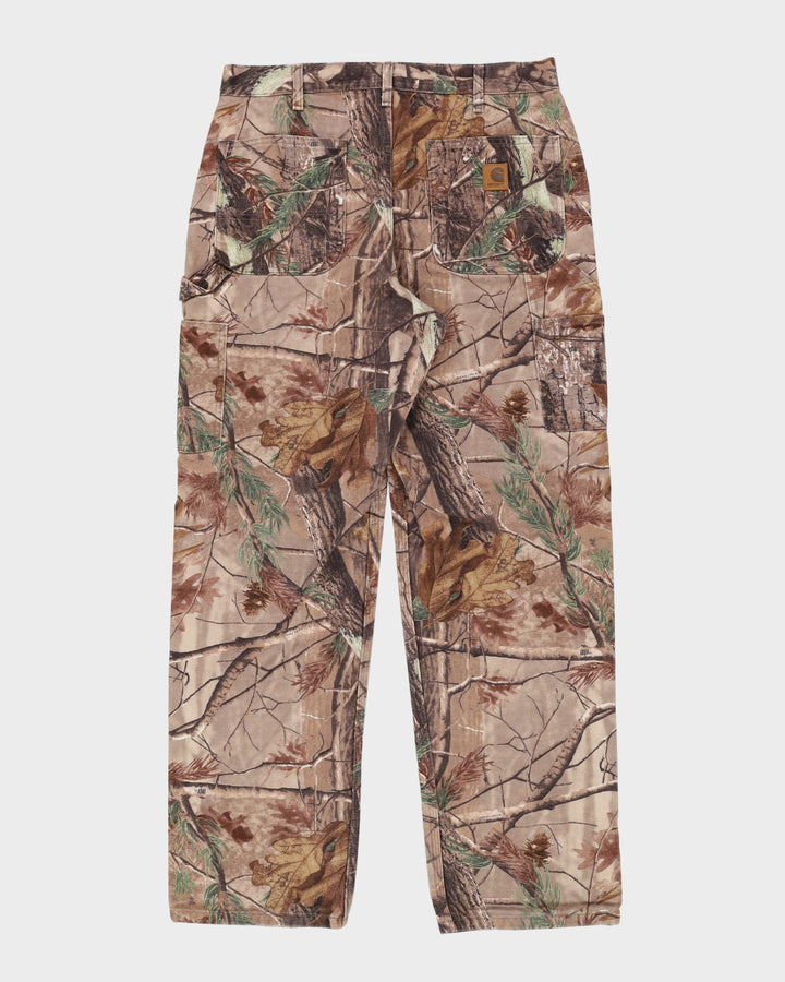 Carhartt All Over Print Woodland Camo Jeans - W34 L31