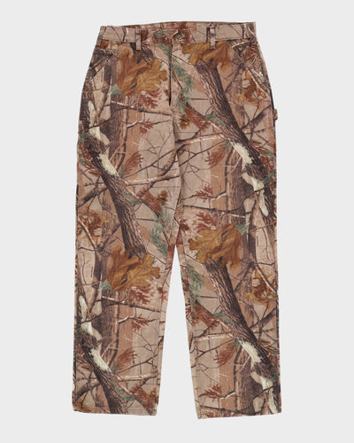 Carhartt All Over Print Woodland Camo Jeans - W36 L32