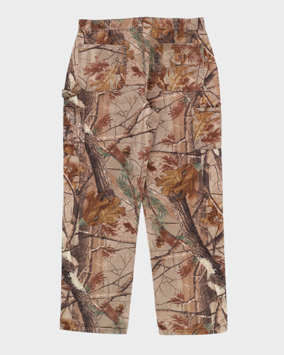 Carhartt All Over Print Woodland Camo Jeans - W36 L32