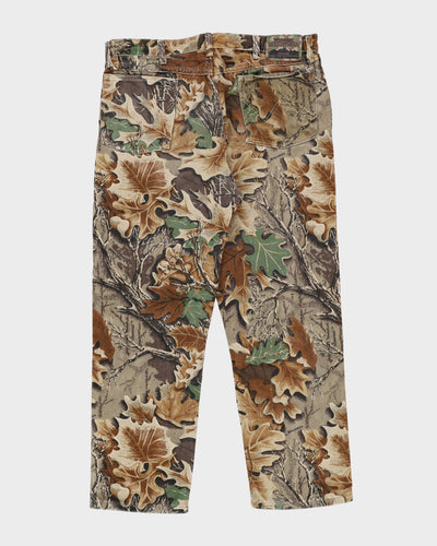 Wrangler Rugged Wear All Over Print Woodland Camo Jeans - W36 L29