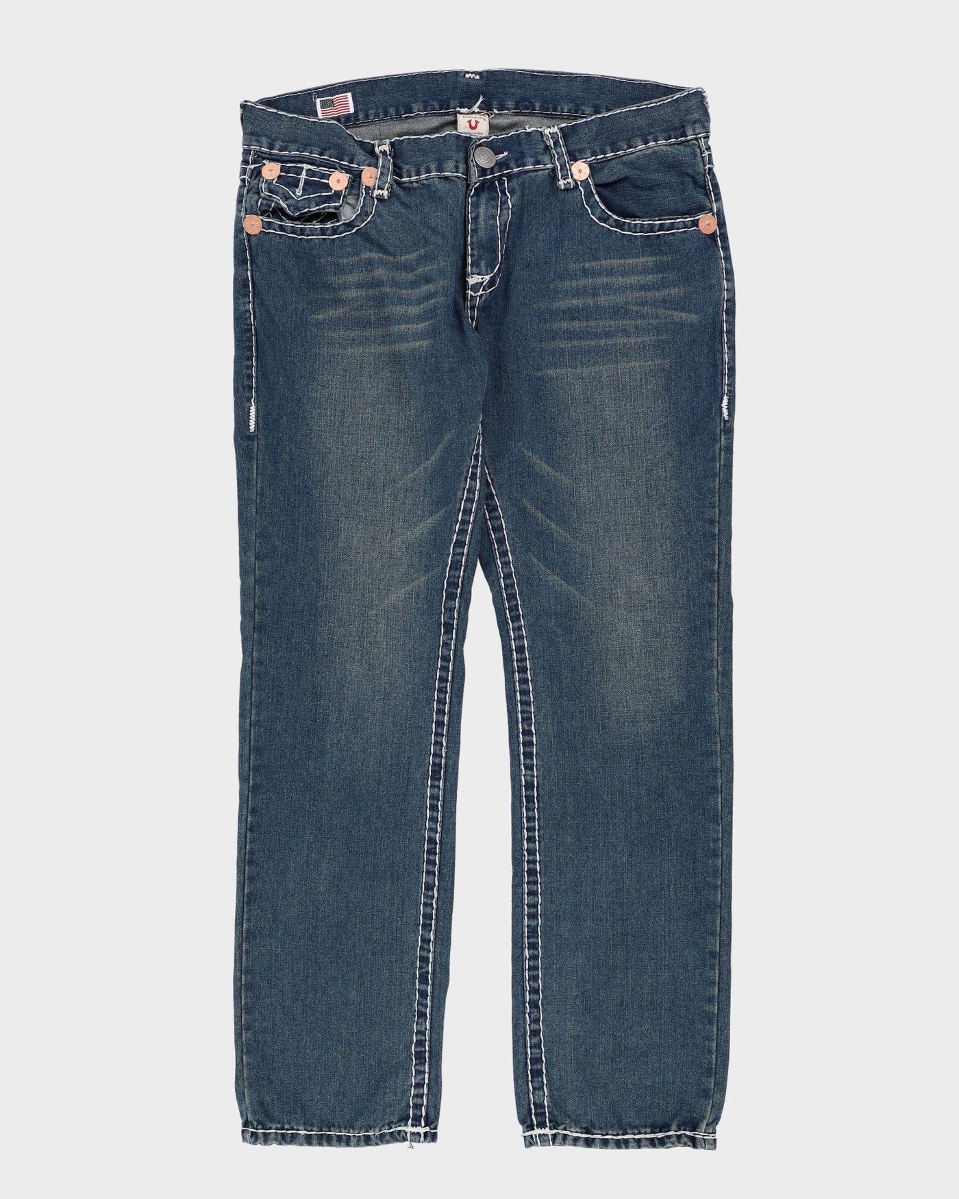 True Religion Y2K Reverse Stitching Jeans - W40 L34