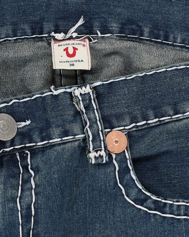 True Religion Y2K Reverse Stitching Jeans - W40 L34