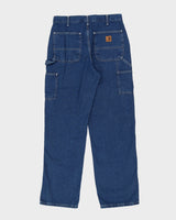 Carhartt Contrast-Stitching Workwear Denim Jeans - W33 L32