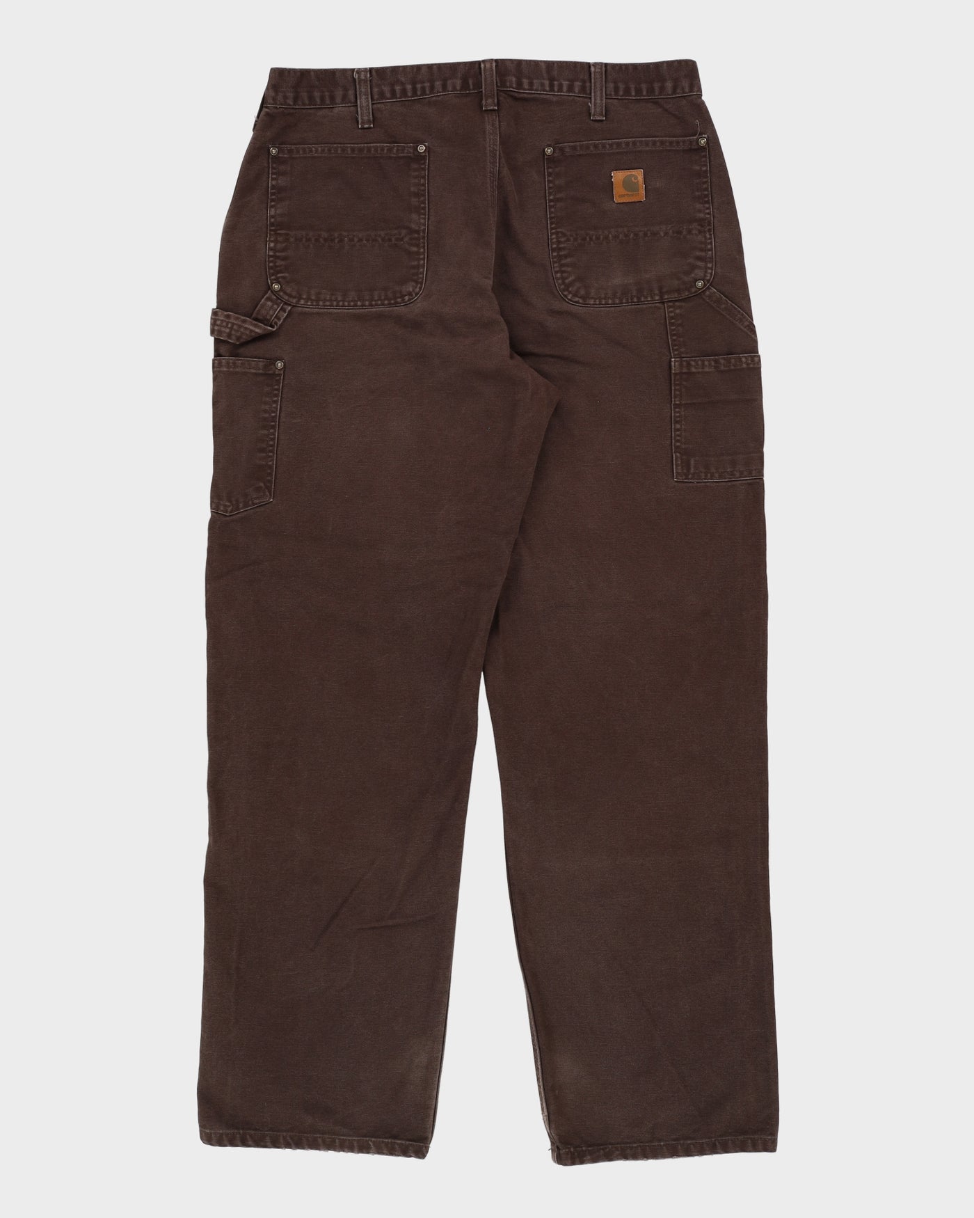 Carhartt Double Knee Brown Workwear Jeans - W36 L30