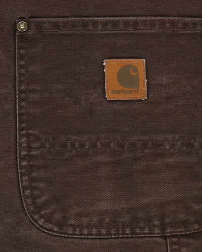 Carhartt Double Knee Brown Workwear Jeans - W36 L30