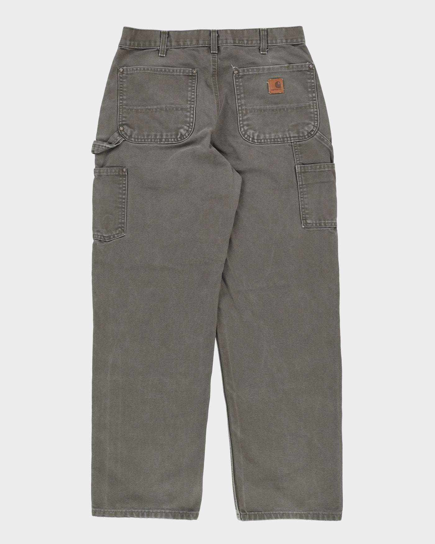 Vintage Carhartt Light Green Double Knee Workwear Jeans - W32 L31