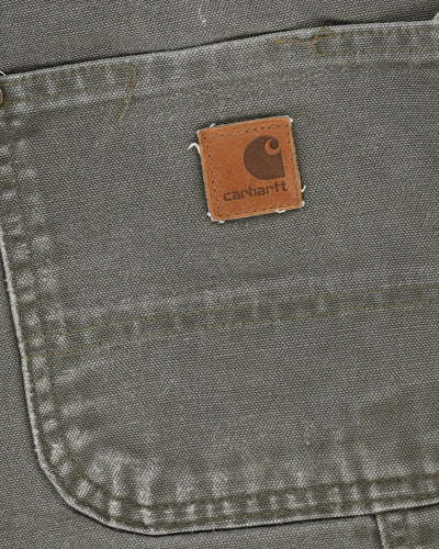 Vintage Carhartt Light Green Double Knee Workwear Jeans - W32 L31