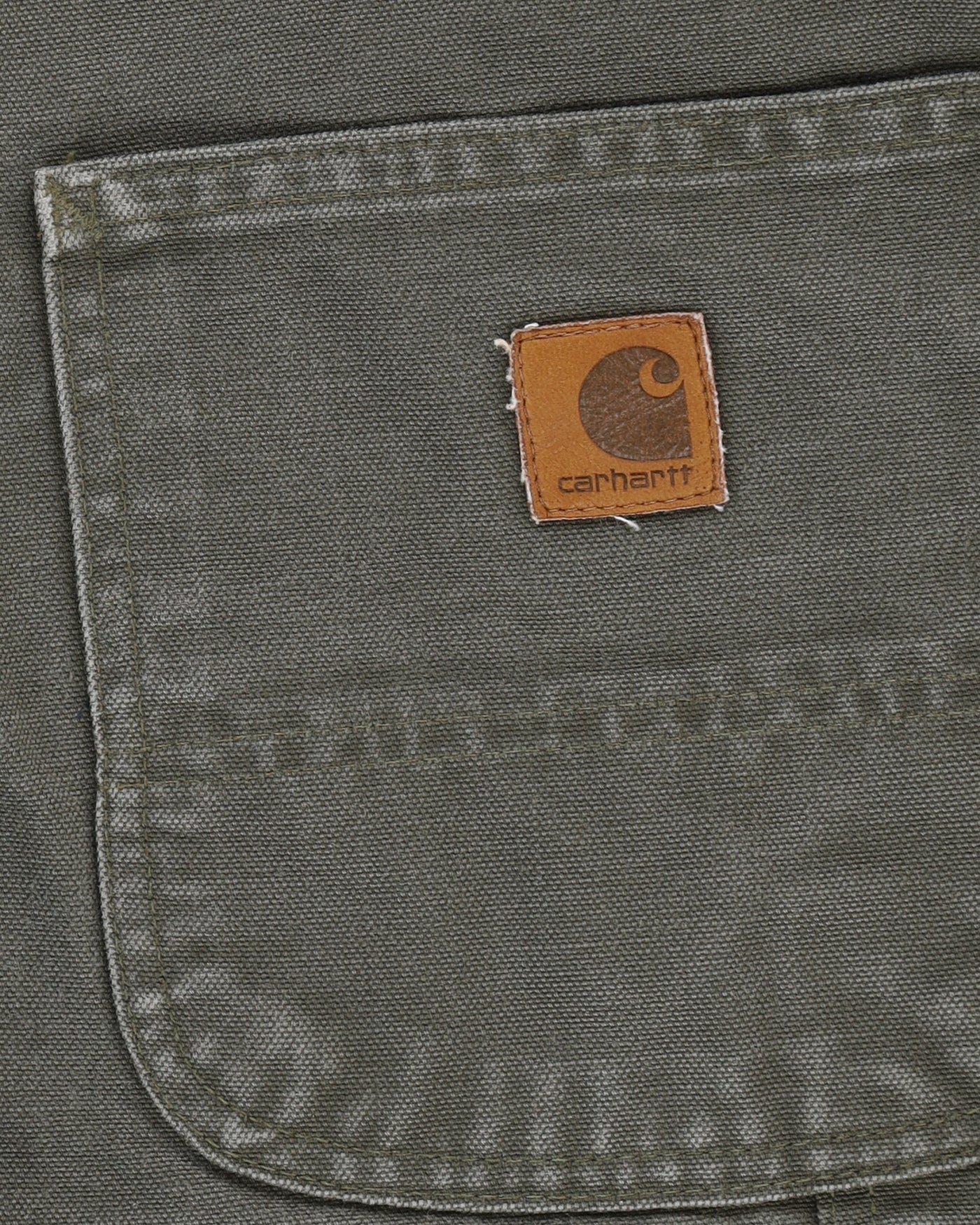 Vintage Carhartt Light Green Double Knee Workwear Jeans - W36 L36