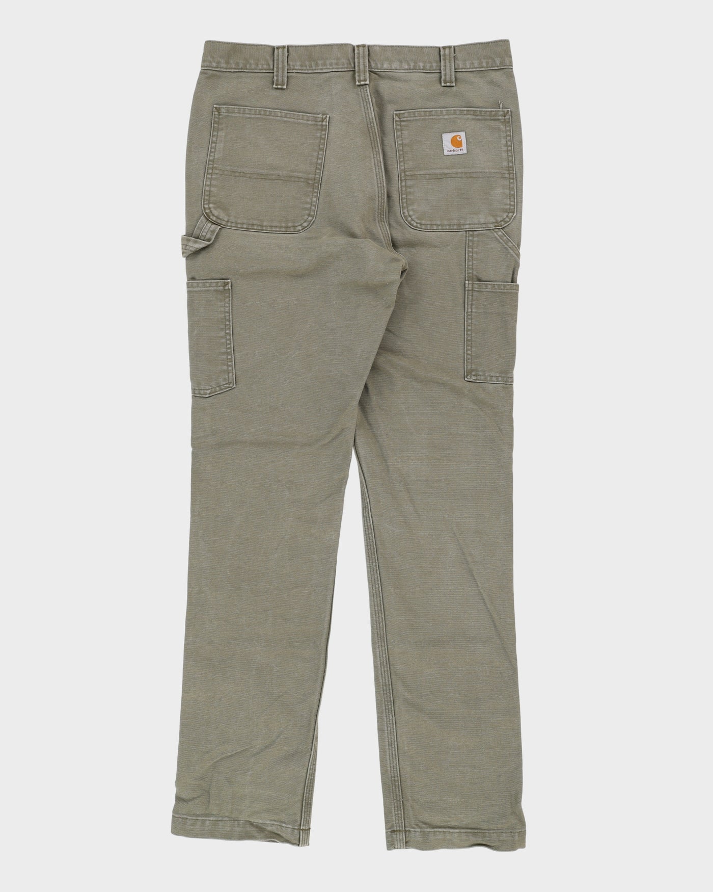 Vintage Carhartt Light Green Double Knee Workwear Jeans - W35 L34