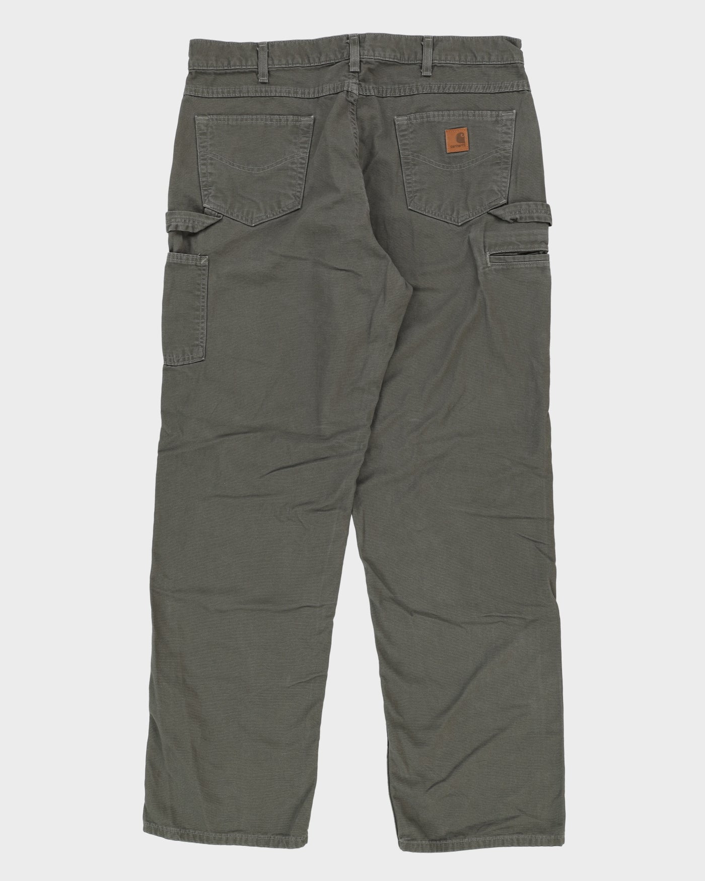 Carhartt Faded Green / Grey Workwear Jeans - W38 L34