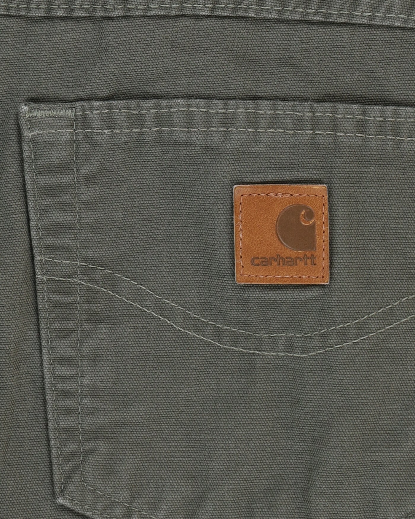 Carhartt Faded Green / Grey Workwear Jeans - W38 L34